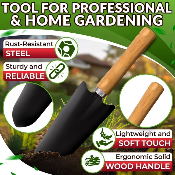 9 Pcs Garden Tool Set For Women Ergonomic Lightweight Gardening Hand Tools With Convenient Little Bag Sturdy Metal Garden Tools Set Easy Handling Fo_voghion.com