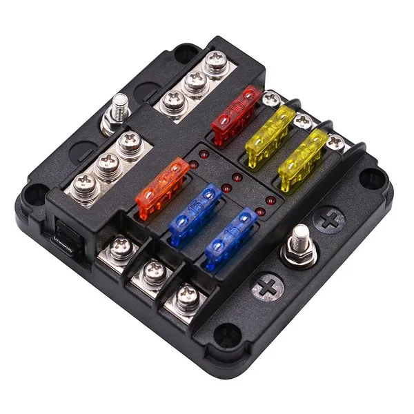 Automotive Fuse Box Set With Positive And Negative Terminals, Direct Supply_voghion.com