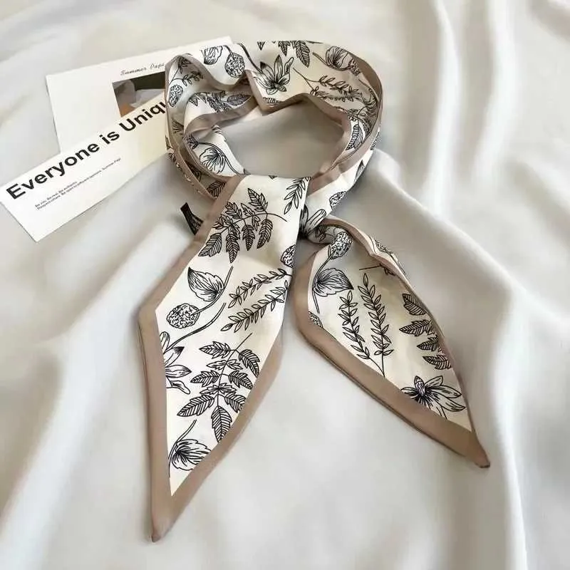 Damen Taschen Elegante RAL-Muster Frühling Sommer Seidenschals Quadratische Kopf- und Hals-Stirnbänder Halsbänder Y241121_voghion.com