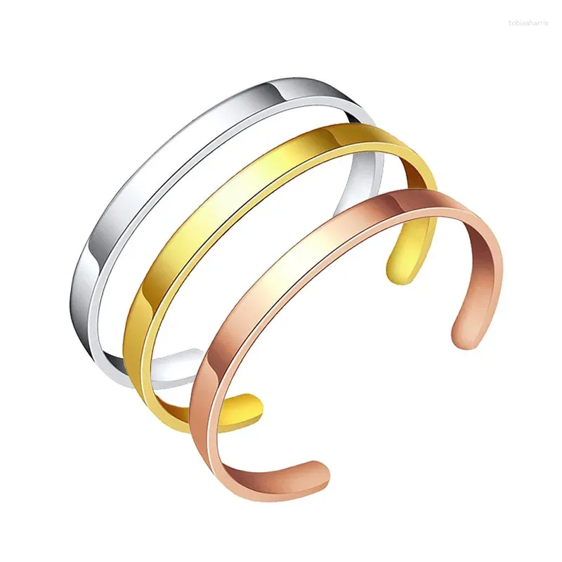 Armreif 6 mm Armband Acier Inoxydable Femmes Schmuck Damen und Herren Armreifen Geschenke_voghion.com