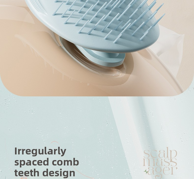 Shampooborstel voor hoofdhuidmassage voor vrouwen - Haarwasapparaat voor thuisgebruik voor diepe reiniging en verzorging onder de douche_voghion.com