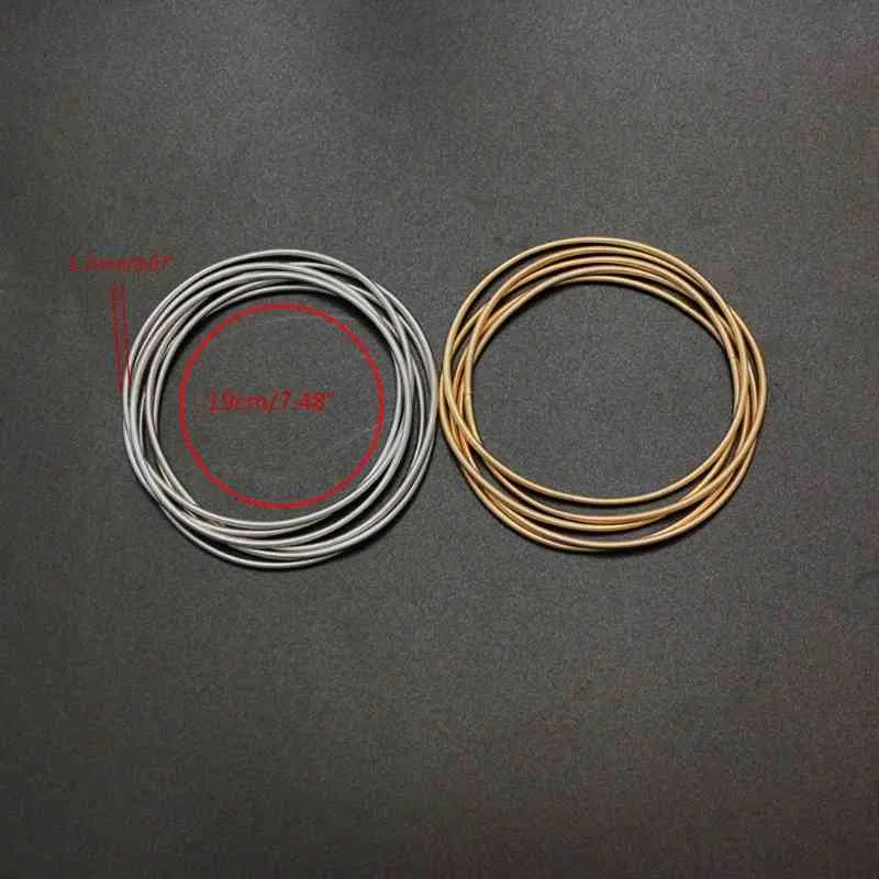 J60e Retrattile Filo di Acciaio al Carbonio Spirale Molla Bracciale Stringa Bobina Impilabile Fai da Te_voghion.com