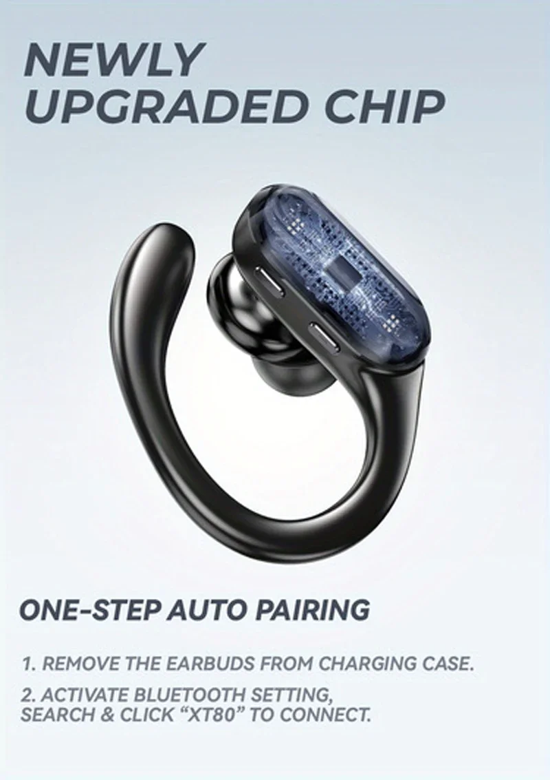 Lenovo Xt80 True Wireless Bluetooth Earphones With Mic And Earhooks_voghion.com