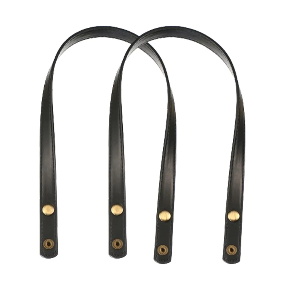 2pcs Detachable PU Leather 60cm Shoulder Bag Belt DIY Replacement Accessories 1.8cm Wide Handbag Band Handle Snap Strap_voghion.com