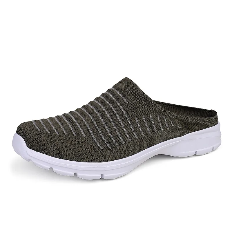 Breathable Mesh Slip-on Shoes For Men Lightweight Walking Trainers_voghion.com