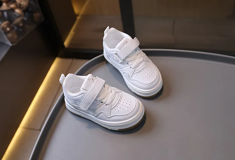 Toddler Kids Fashion Design Walking White Shoes Antiderrapante Cutefeet Casual Trainers Infantil Meninos Meninas Outdoor Board_voghion.com