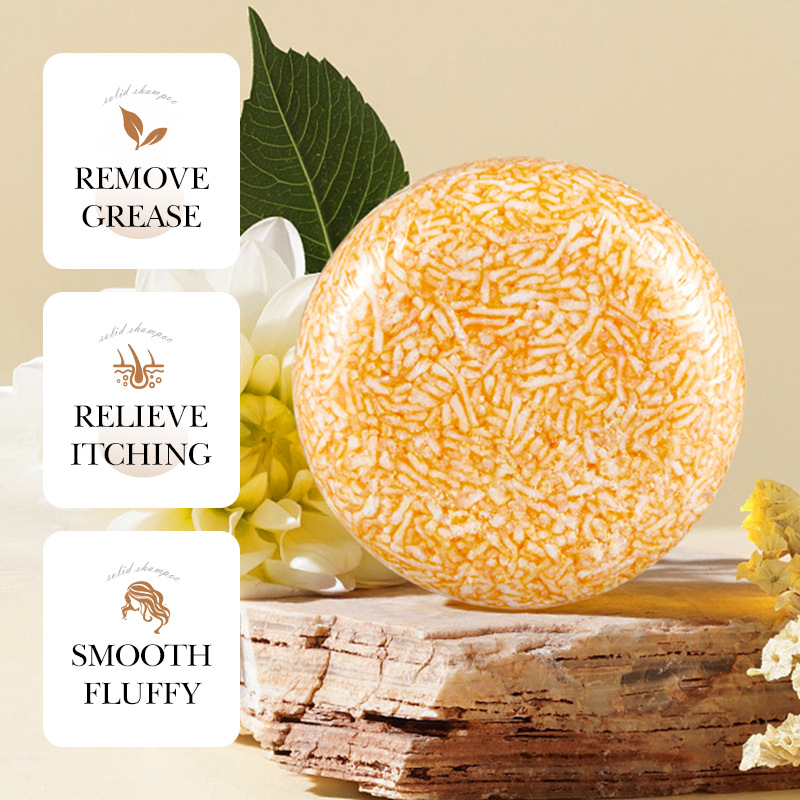 SADOER Ginger Hair Strengthening Shampoo 60g | Herbal Plant Extract For Dandruff And Oil Control, Awakening Scalp Vitality! Unisex_voghion.com