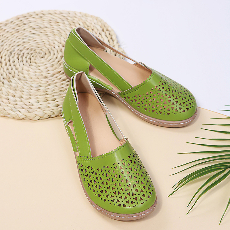 Modische, lässige, perforierte Schuhe für Damen_voghion.com