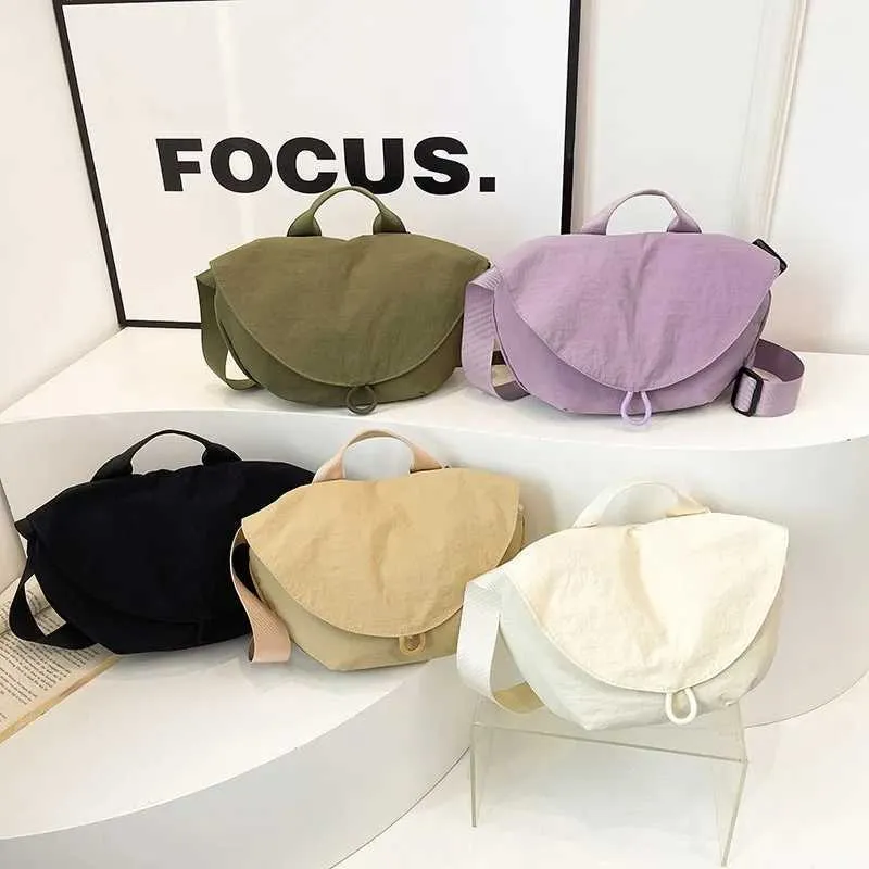 Borsa a tracolla elegante da donna borsa spalla e marsupio nylon_voghion.com