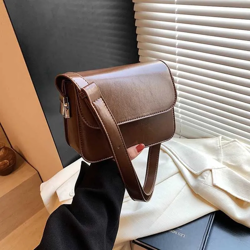 Teksturowane torby typu crossbody z PU dla kobiet, solidne, miękkie, z klapką, na ramię, duża pojemność, kwadratowe dojazdy do pracy_voghion.com