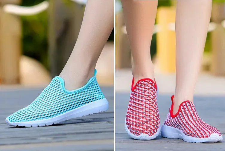 BEANNHUA Hohlgewebe Weibliches Fliegennetz Luftsport Und Freizeit Erhöhte Laufschuhe Mit Dicker Sohle 240708_voghion.com
