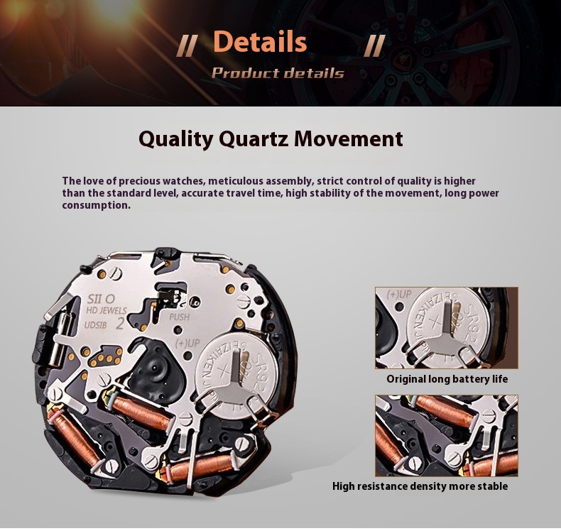 MEGIR Nuovo orologio al quarzo con quadrante stereoscopico in pelle da uomo multifunzionale 2065_voghion.com