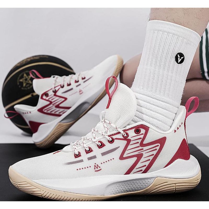 Verschleißfeste Basketballschuhe für Herren, Sport-Air-Cushion-Sohle, solide, scharfkantige, professional_voghion.com