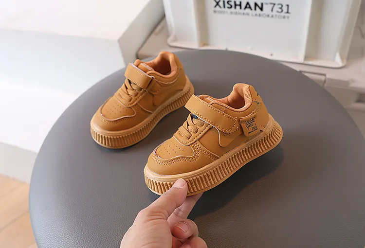 Toddler Shoes Brown Black White Low Top Board Girls Littlesprouts Kids Sport Trainers Infant Boys Student Casual_desvips.com