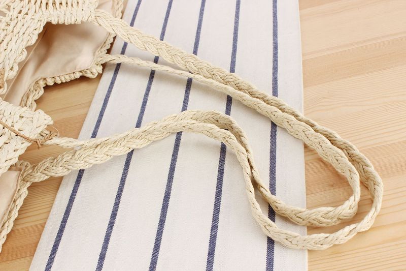 Neue Umhängetasche 2024, handgewebte Tasche im Bohemian-Stil, Strohtasche den Strandurlaub am Meer, modische_voghion.com