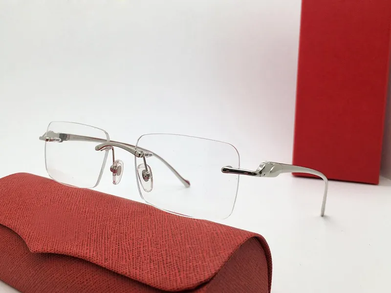 Dizajnerske naočale Cheetah Classic pravokutnik metalna serija Živahne i elegantne poslovne ležerne muške i ženske optičke leće_voghion.com