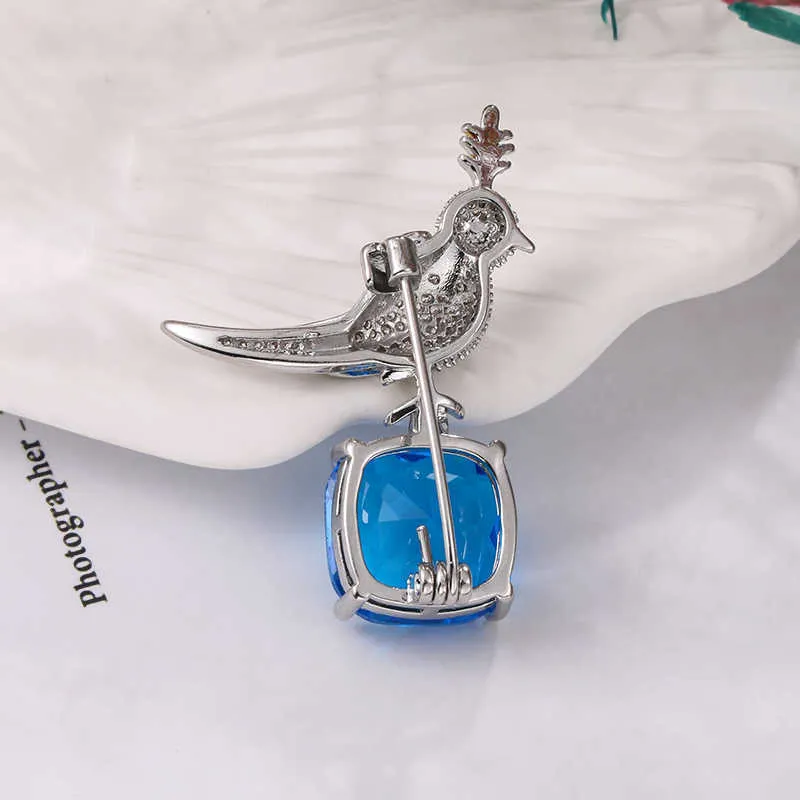 Spille Spille Nuovo Arrivo di Alta Qualità Cubo Zirconia Uccello Cubo di Ghiaccio Gioielli Baule regalo_voghion.com