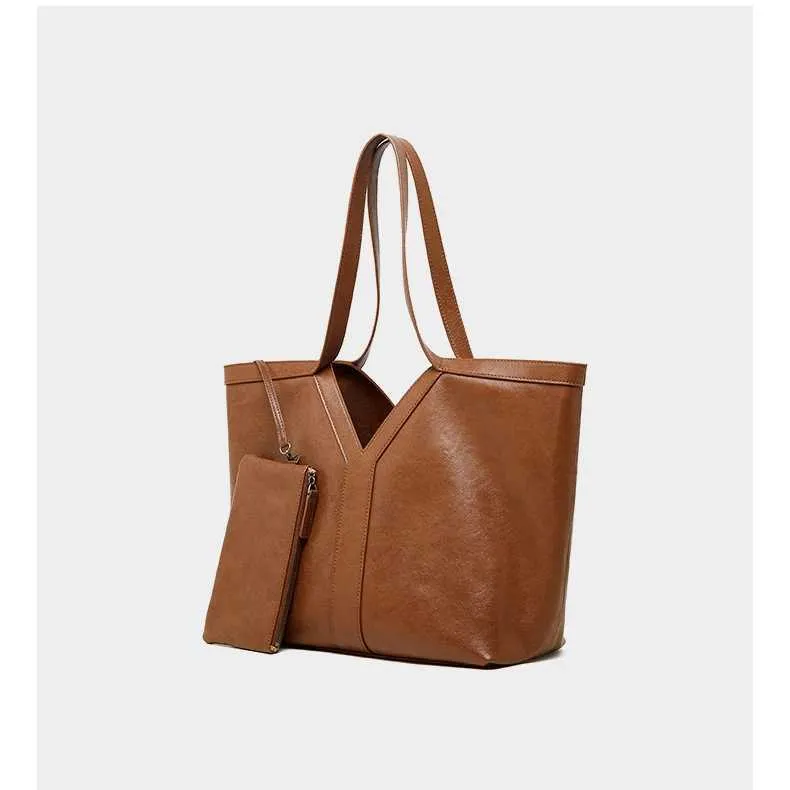 Burminsa 2-teiliges Set Leder-Einkaufstasche für den Winter 2024, Designer-Handtasche für Pendler und Einkäufer, Damenhandtasche Y241123_voghion.com