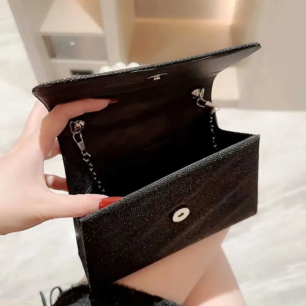 Perlenkette Schultertasche Gold glänzende Seide Abendtasche elegante und modische sphärische Clutch Damenhandtasche Y241019_voghion.com