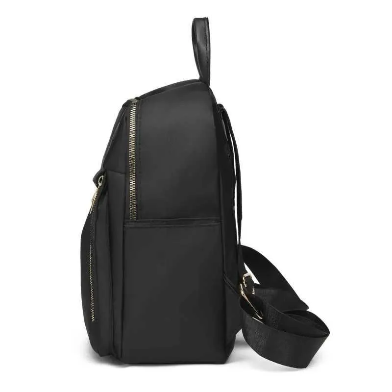Mini Mochila Oxford Feminina de Tecido Impermeável Mochila de Viagem Casual Estudante Escola Ba241116_voghion.com