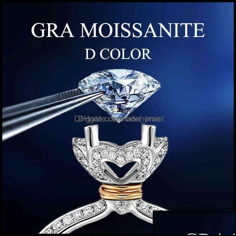 Loose Diamonds Nakit Promocija Moissanite Stone Tovarniška Cena D Barva Vvs1 3Ex Bela Round Cut Lab Grown Diamond Gra_voghion.com