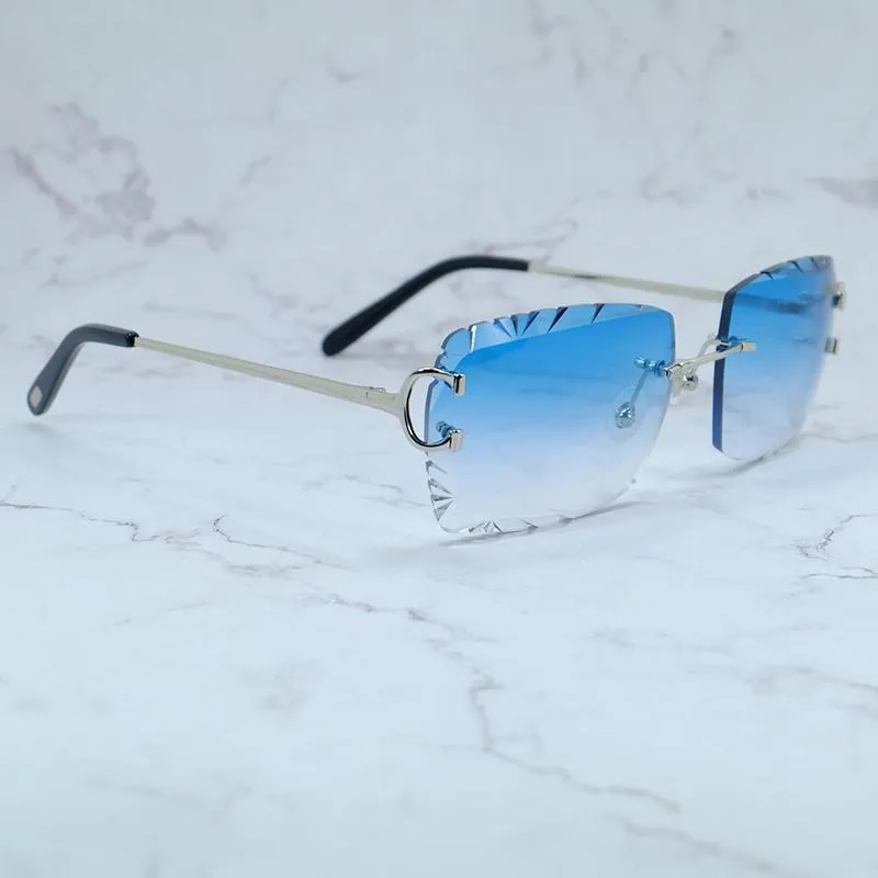 Óculos de sol Carter com corte de diamante, armação, masculino e feminino, estiloso, com fio C, para dirigir, proteção para áreas externas, para festa_voghion.com
