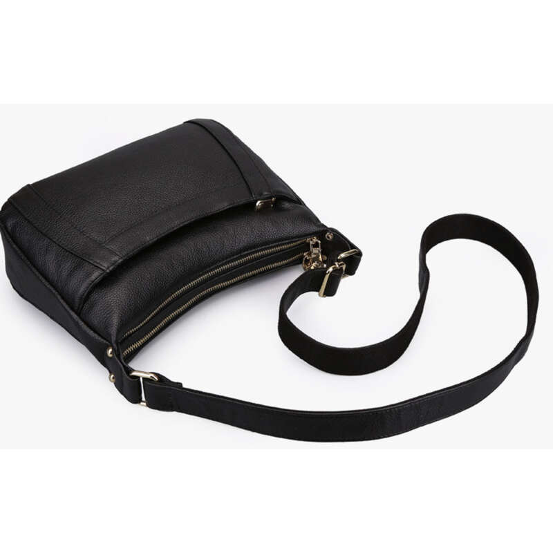 Borsa a tracolla da donna in pelle cucita a cuscino di colore puro, tendenza di strada, primavera_voghion.com