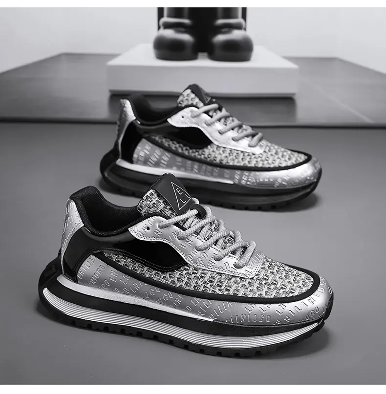 Forrest Gump Sneakers Uomo Scarpette Bianche Versatili Suole Spesse_voghion.com