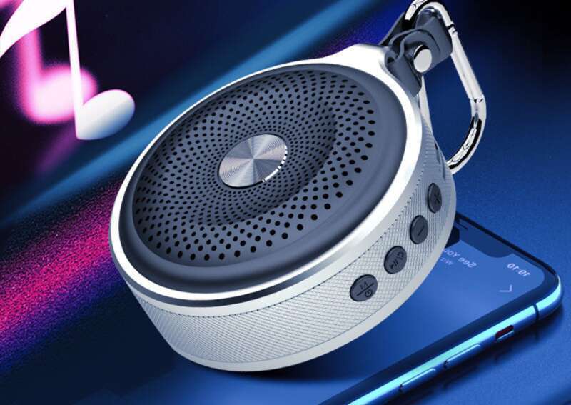 Hongke Bluetooth Wireless Mobile Phone Subwoofer, Intelligent Mini Speaker, Outdoor Sports Portable, High Volume_voghion.com