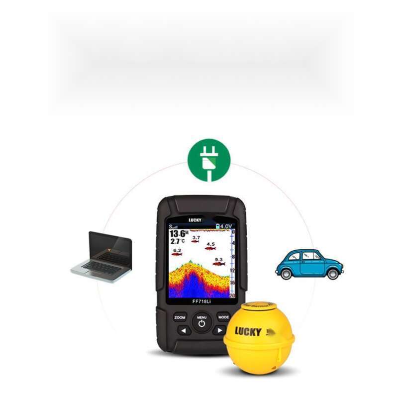 Leqi Underwater Fish Finder God Tool Ultrassônico Sonar Sem Fio Plataforma De Detecção Mar Estrada Pesca No Gelo Universal_voghion.com
