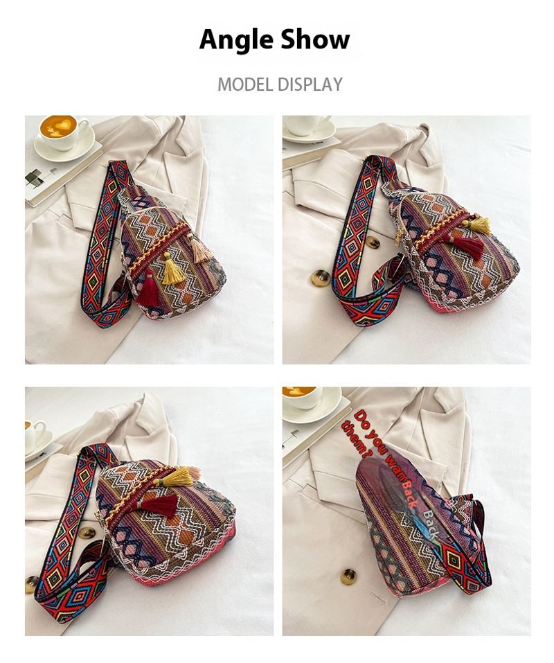 2024 New Trendy and Fashionable Single Shoulder Crossbody Popular on The Internet, Simple Ethnic Style Small Texture_voghion.com