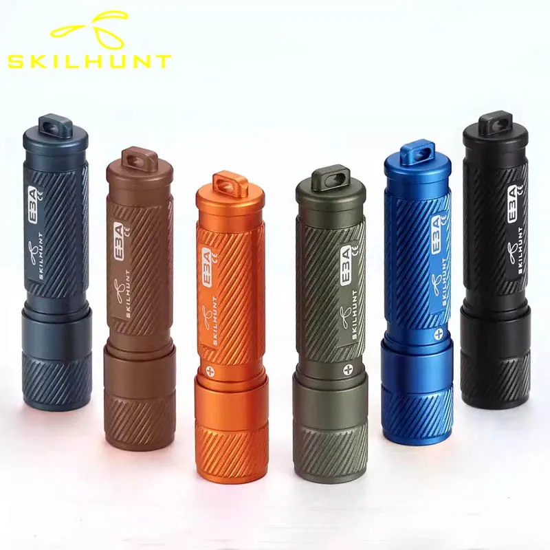 Mini lampe torche porte-clés EDC de poche E3A AAA 100 lumens_voghion.com
