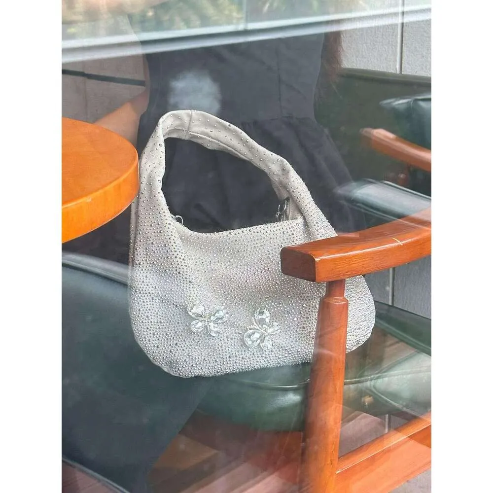 Same Style As Blogger Women's Party Dia Denim 2024 New Fashion Design Chain Crossbody Bag Single Shoulder Pouch Blue_voghion.com