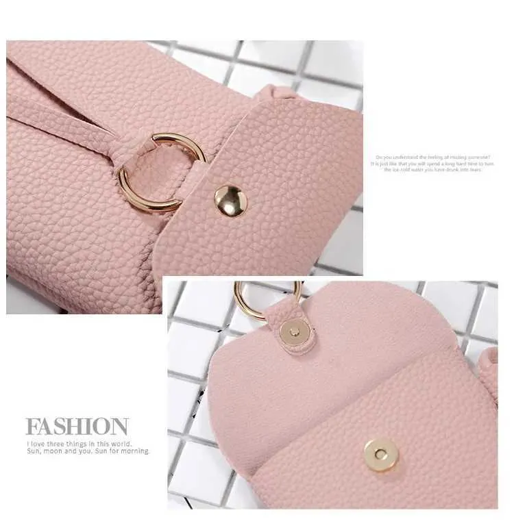 Crossbody Cell Schulter für Frauen Einfache Messenger Solide Taschen Telefon GeldbörsenC241021_voghion.com