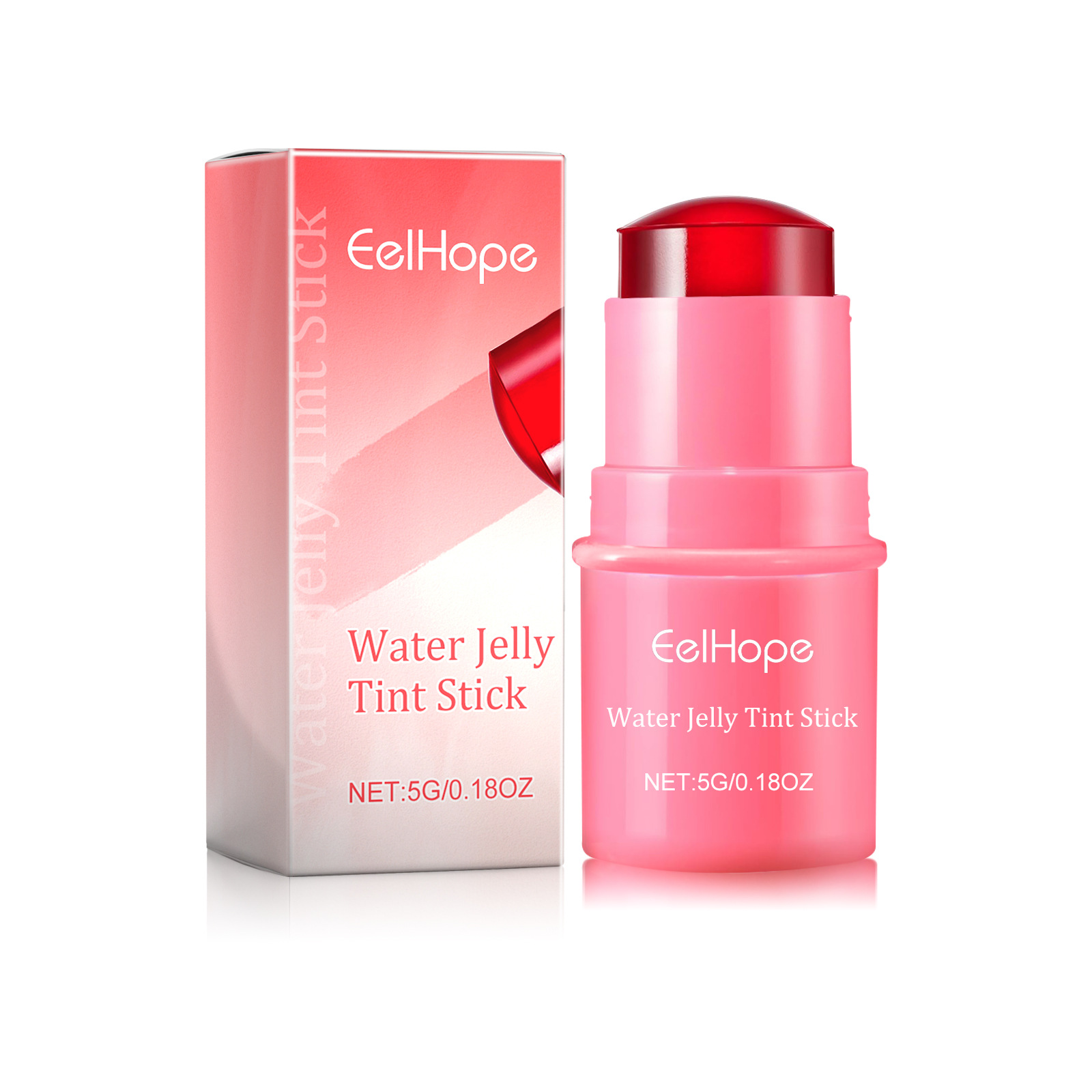 EELHOPE Stick Puder Rouge Aufhellung natürliche dauerhafte matte feuchtigkeitsspendende Lippenfarbe Make-up-Kombination_voghion.com