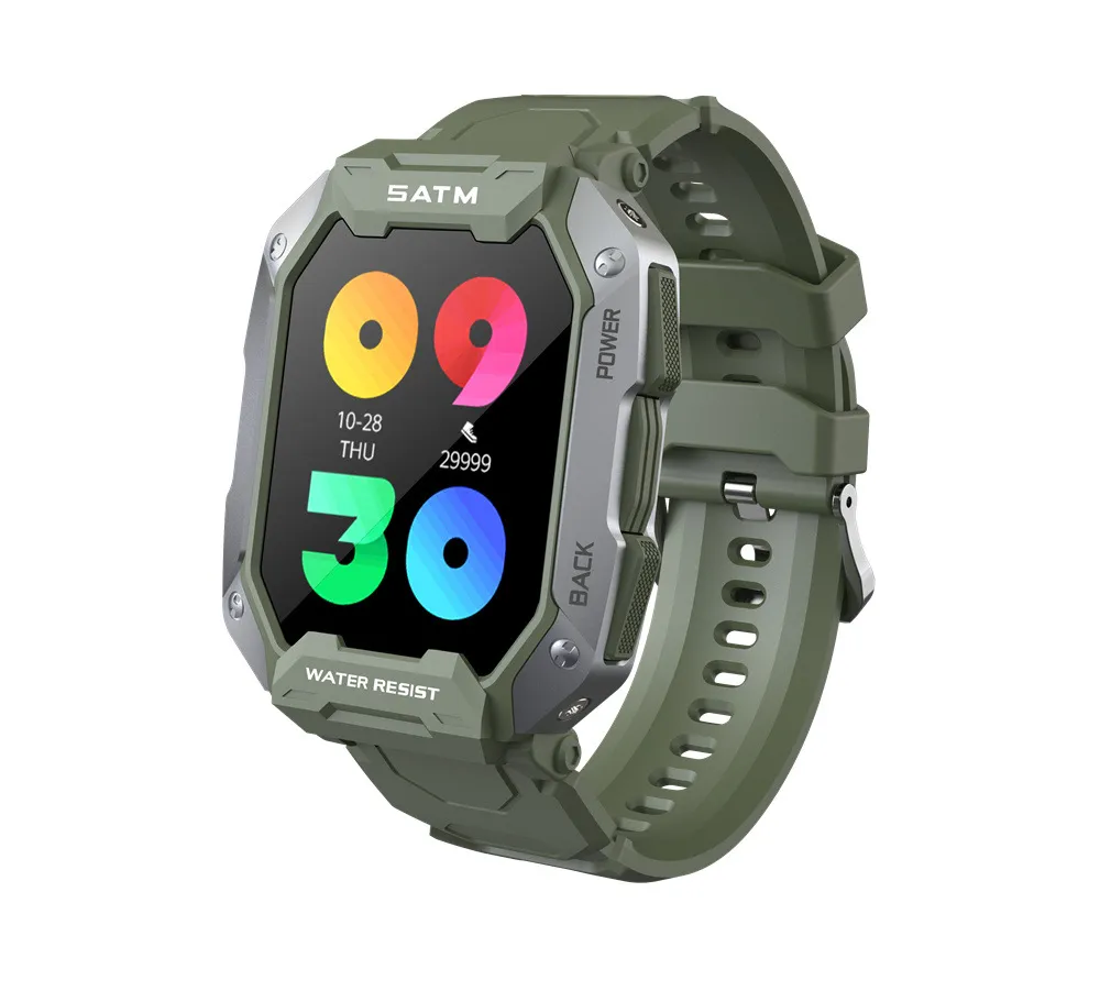 C20 Three Prevention Sports Intelligent Wearable Watch Outdoor Waterproof Monitoring Heart Rate And Blood Pressure Multi-function_voghion.com