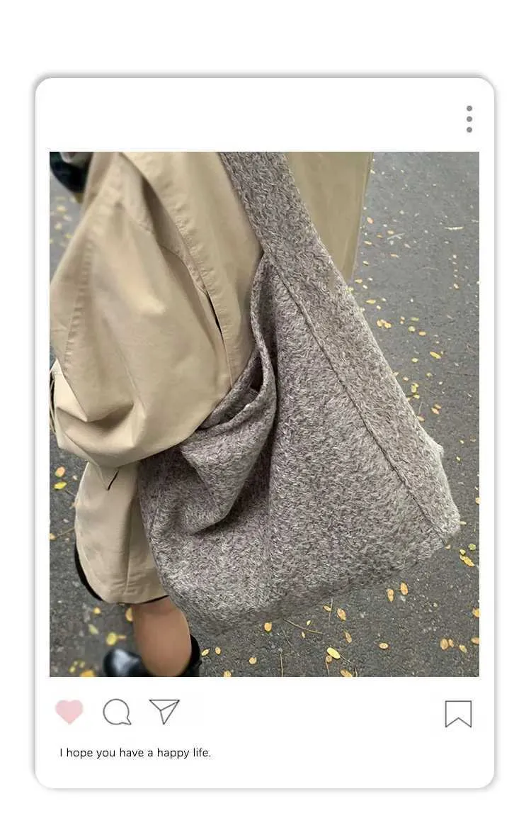 Dames schoudertas tweed retro luipaardprint herfst winter_voghion.com