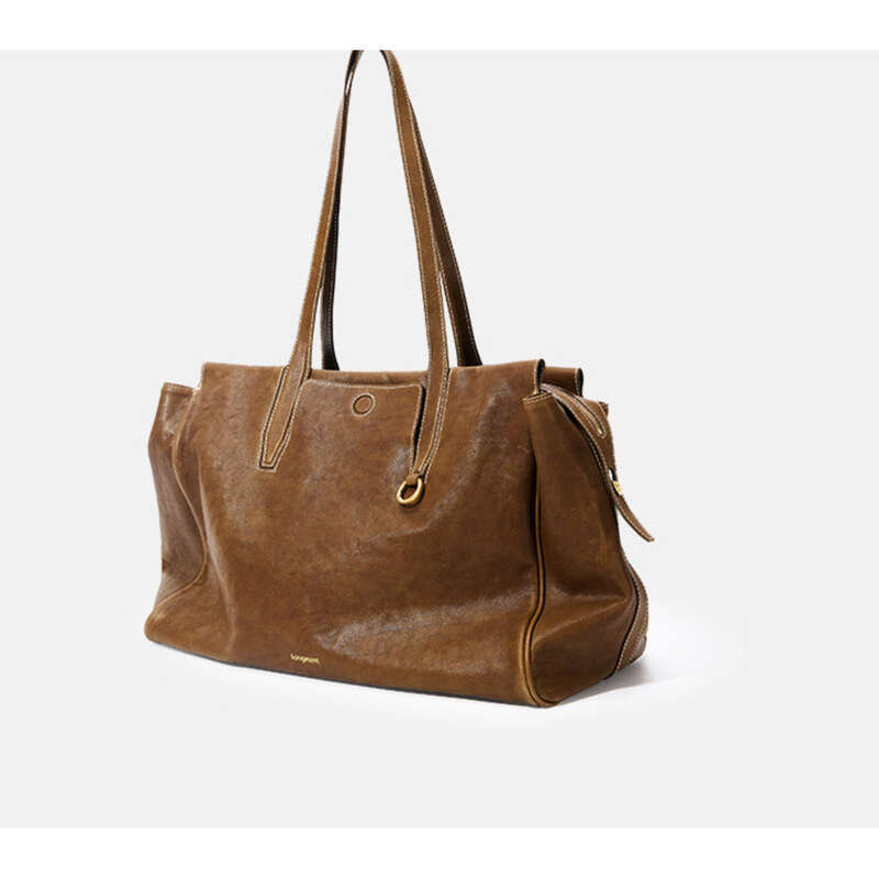 Mini Vision Bag Genderless Pflanzlich gegerbtes Leder Handtasche Crossbody Modisch Hundert_voghion.com