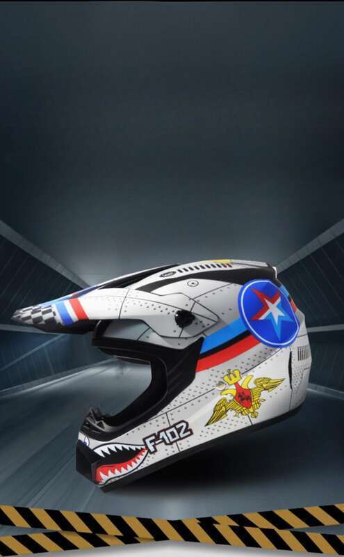 ABS-Material Cooler Motorrad-Saison-Halbhelm, kleiner Offroad-Helm_voghion.com