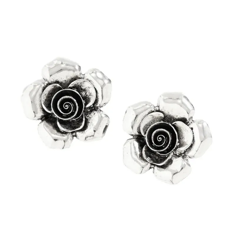 Collana con fiori vintage e orecchini set gioielli retro_voghion.com