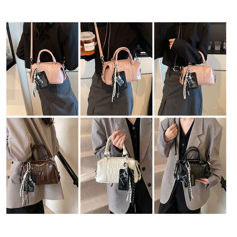 Sac fourre-tout Boston Pillow de niche American Trend, sac bandoulière tendance haut de gamme pour les déplacements quotidiens_voghion.com