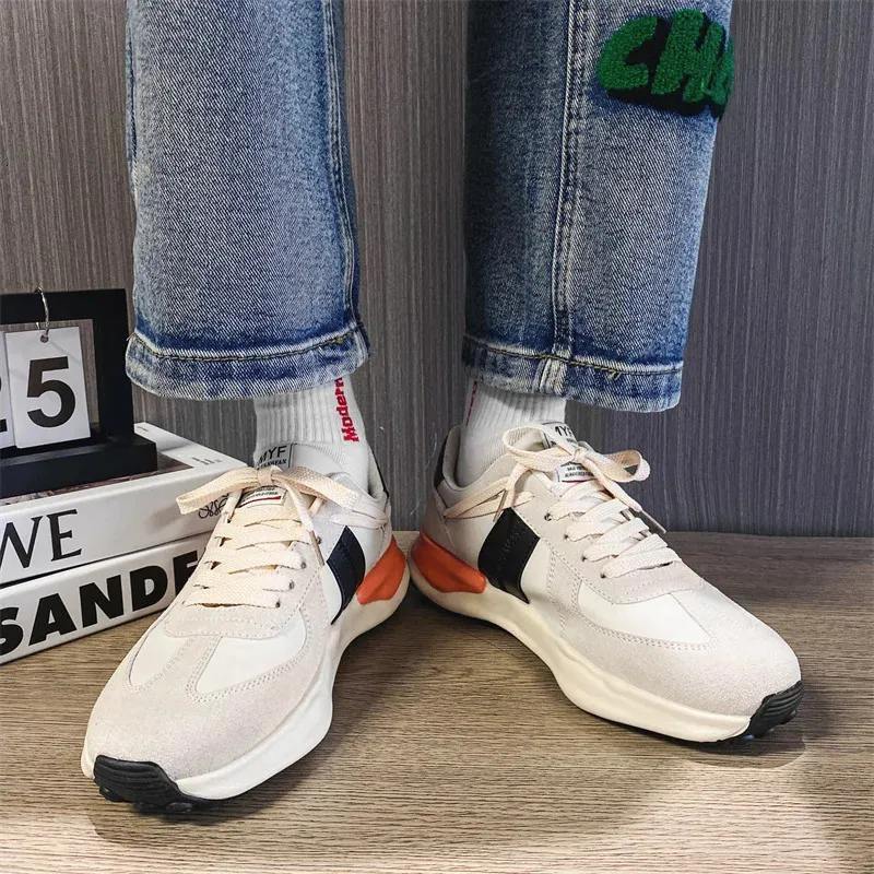 Men's Casual Sneakers Comfortable Breathable Canvas Running Shoes_voghion.com