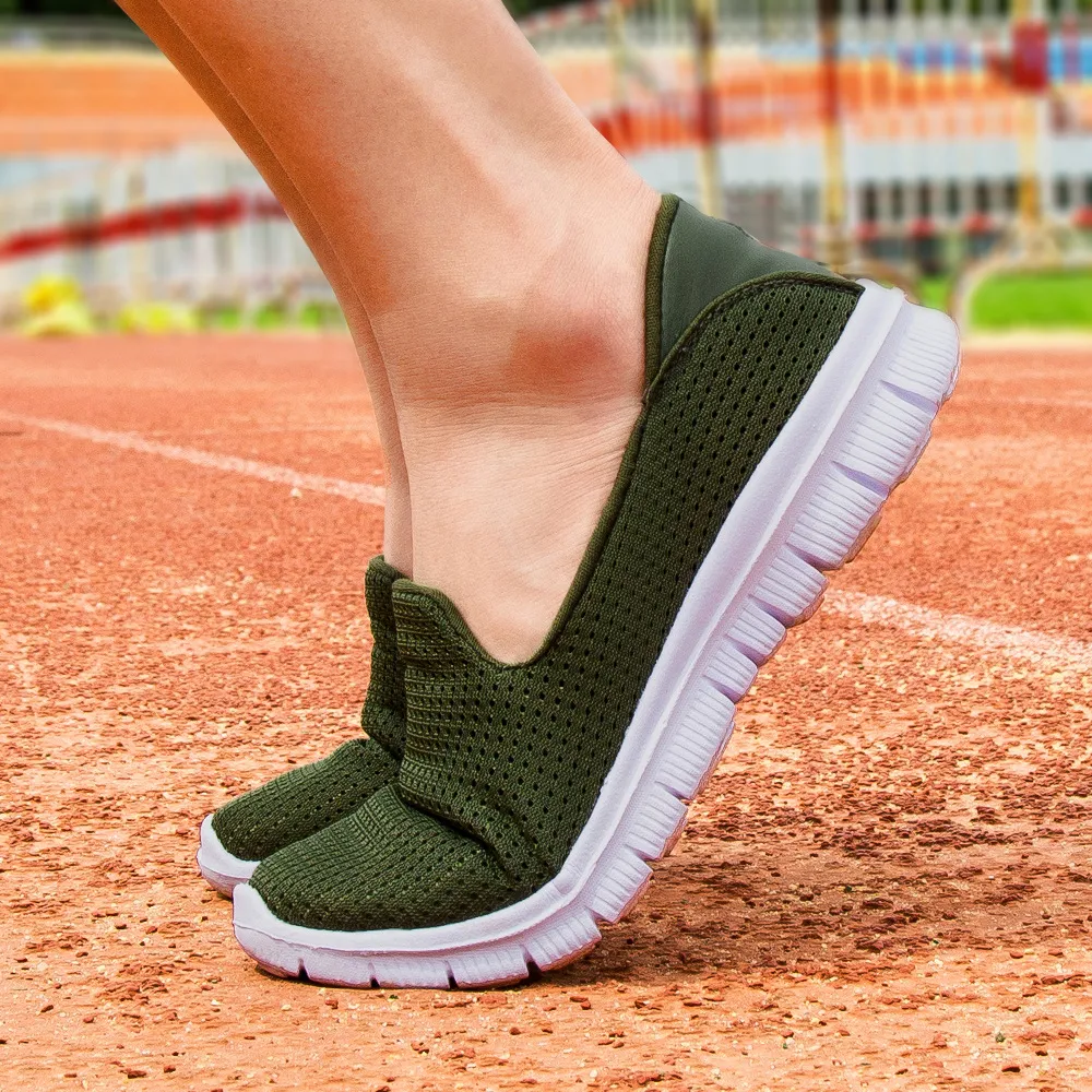 Lightweight 2021 Flat Sneakers New Women Breathable Loafers Quality Ladies Shoes Basket Femme Atillas Mujer Casualisd34_voghion.com