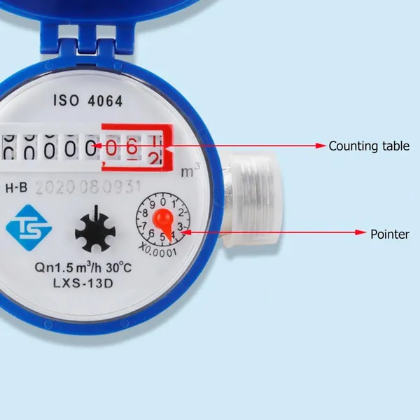 Smart Water Meter Featuring Copper Connections For Precise Flow Measurement_voghion.com
