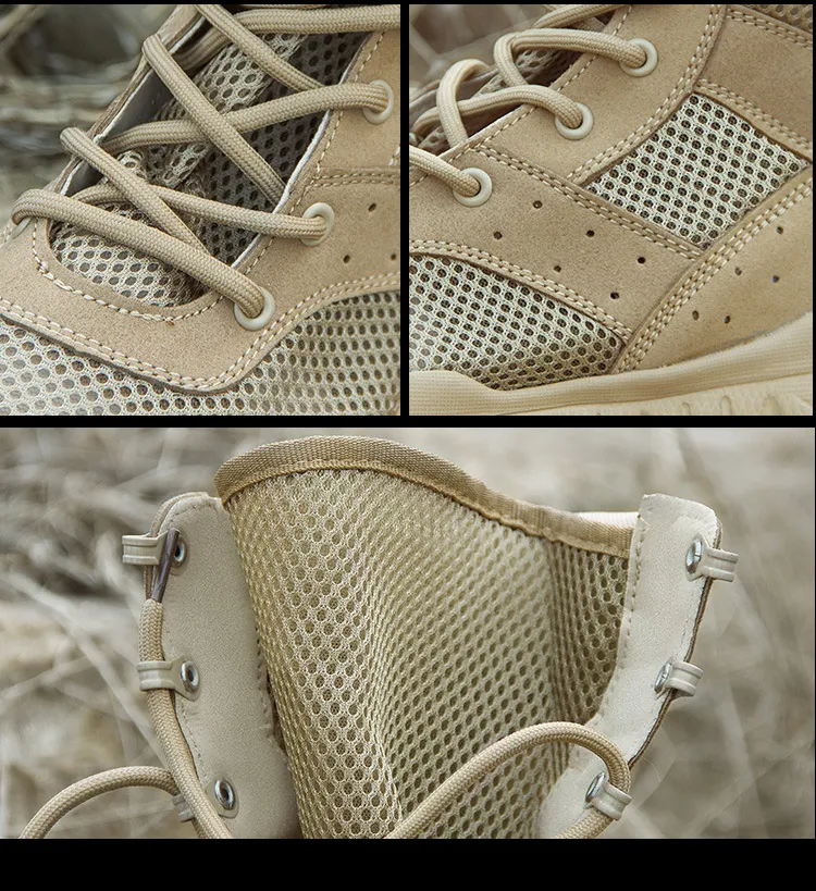 Männer Frauen Ultraleicht Outdoor Klettern SchuheTraining Sommer Atmungsaktive Mesh Wandern Wüste_voghion.com