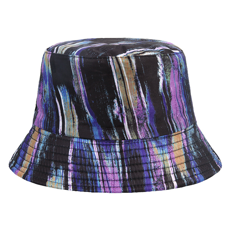 Cappello da pescatore alla moda, modello secchiello, primavera estate, geometrico, tie-dye, fiore, sole, animale_voghion.com