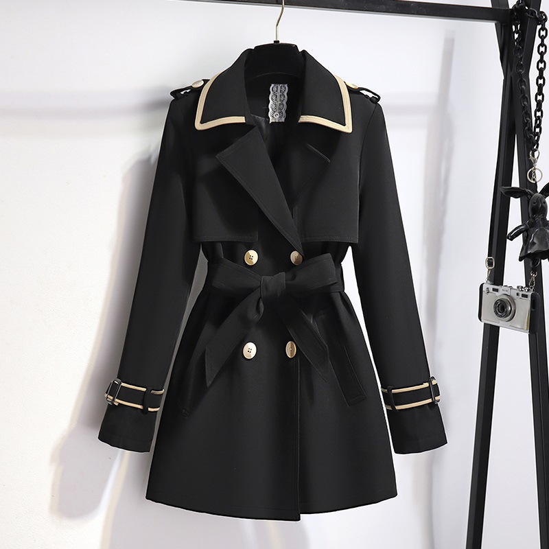 Women's Clothing trench coat for women new style for small size medium and long style slim fit coat