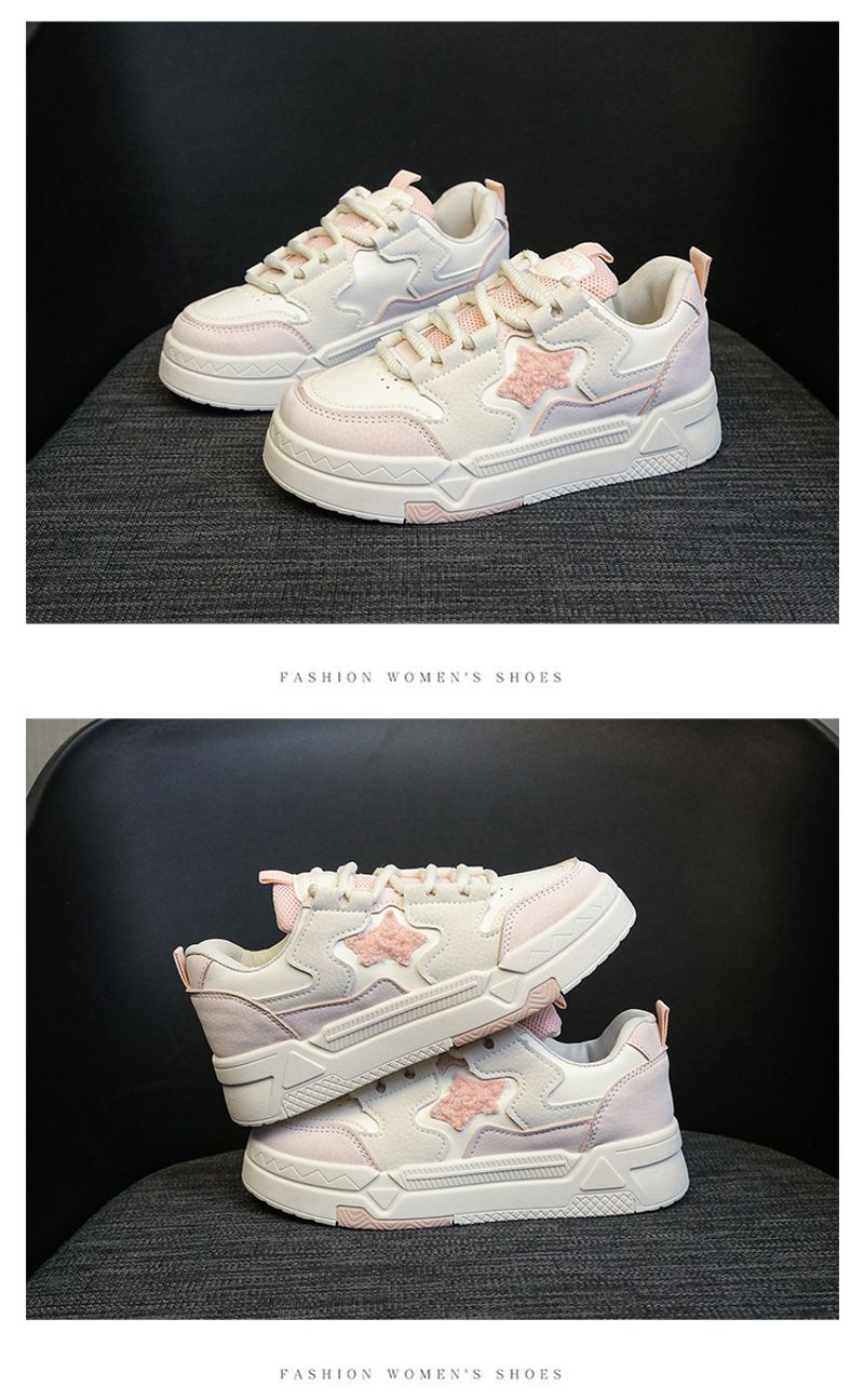 Star Little White Women New Edition Board pentru studenți primăvara și toamna cu fund gros casual sport la modă single_voghion.com