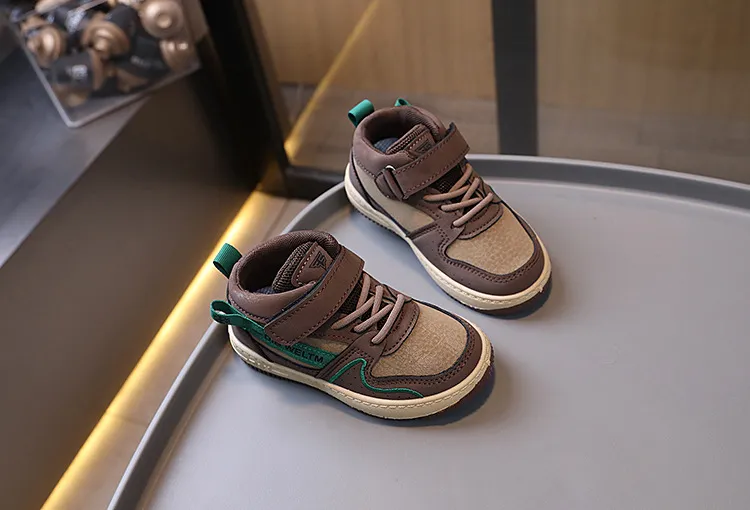 Baskets de basket-ball pour enfants, chaussures de course pour filles et garçons, légères, Happysteps, antidérapantes, pour tout-petits, tailles_voghion.com