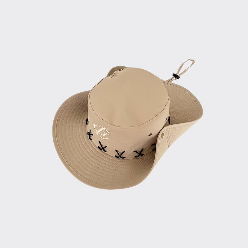 Zonnescherm heren, zomer buitenbeschermingsmasker fietsen, bergbeklimmen, vissen, zon coole hoed met grote rand, vissershoed_voghion.com